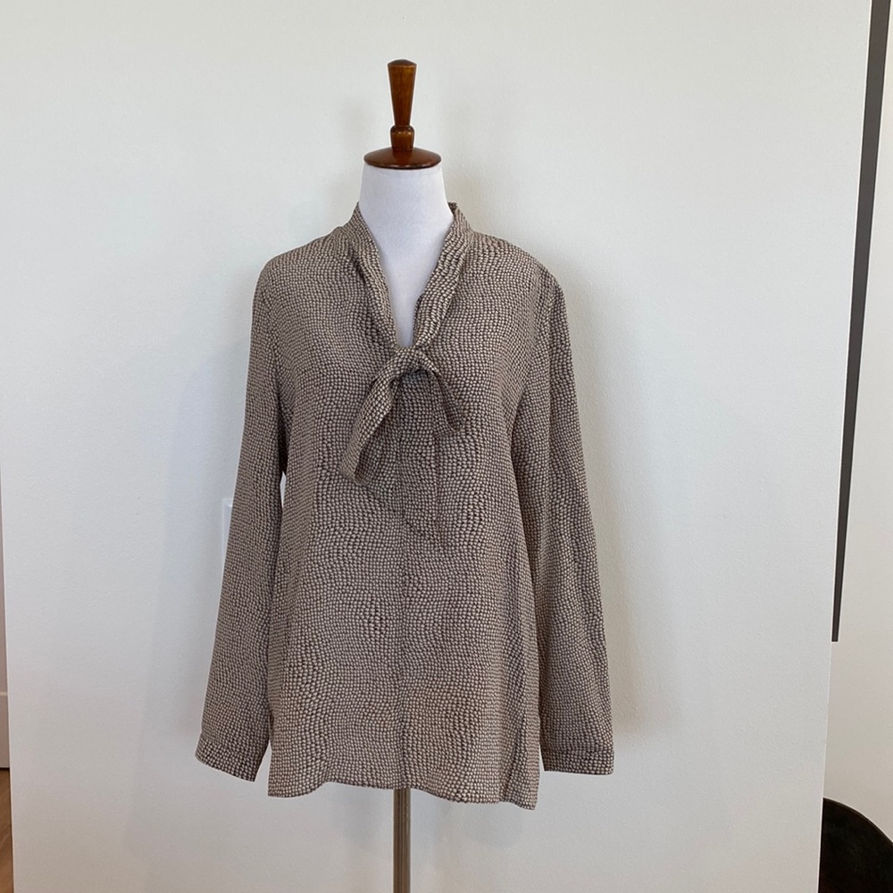 Akris NWT silk blouse